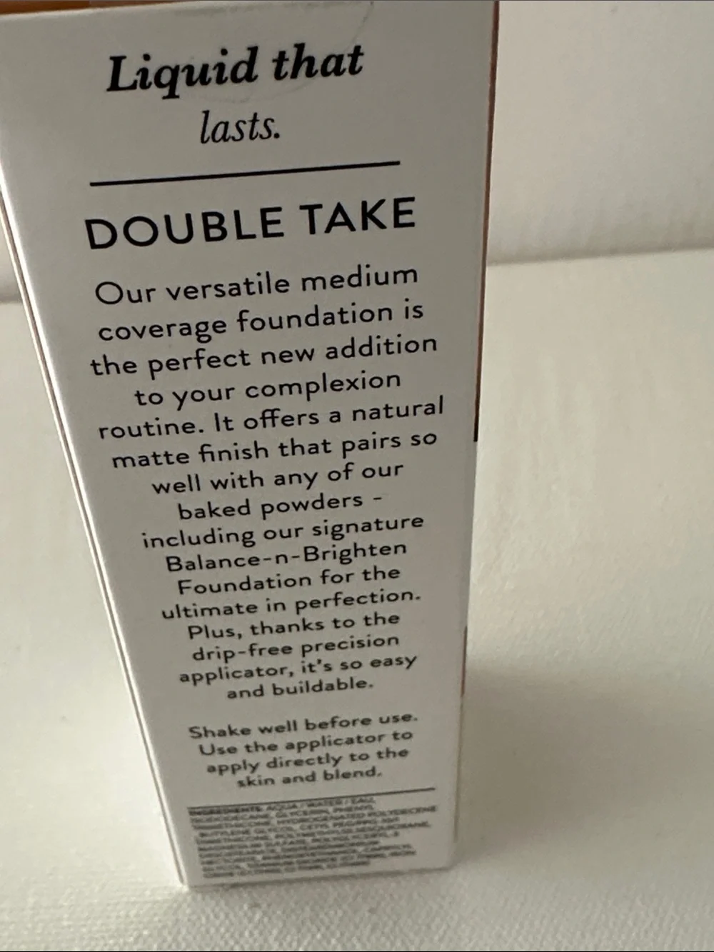 NIB Laura Geller Doubke Take Liquid Foundation Medium Shade #00037